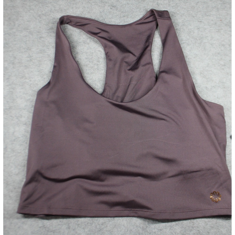 Women's Pro player racerback sports tank top bra size 1X Purple